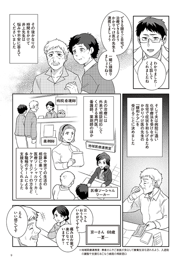 府民啓発用マンガ冊子「生きる～最期まで自分らしく～」7